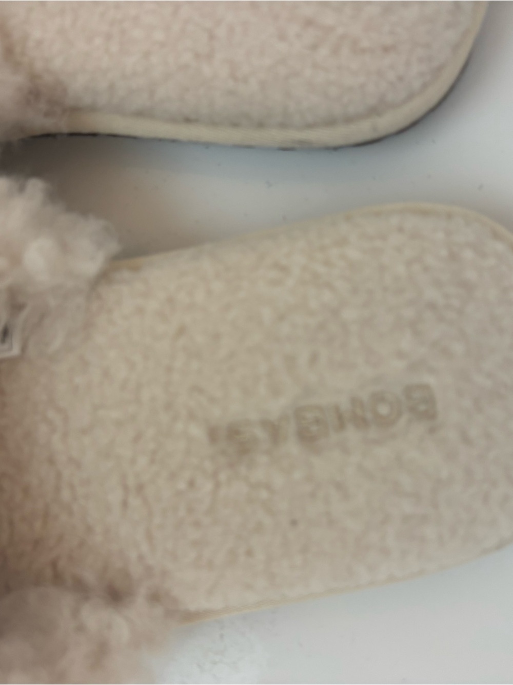 Bombas Sunday Cream Shearling Slide Slippers - Picture 4 of 7